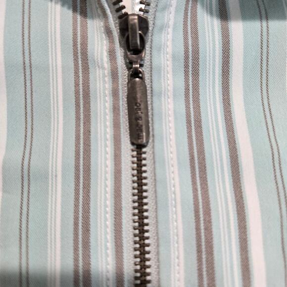 Mac & Jac Striped Zip-up Jacket Women's Size 14 NWOT - Picture 3 of 12